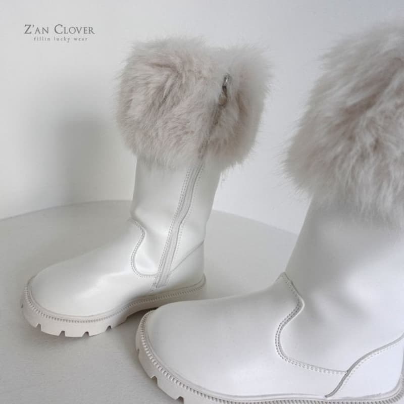 Zan Clover - Korean Children Fashion - #kidsstore - Fleece Boots - 8