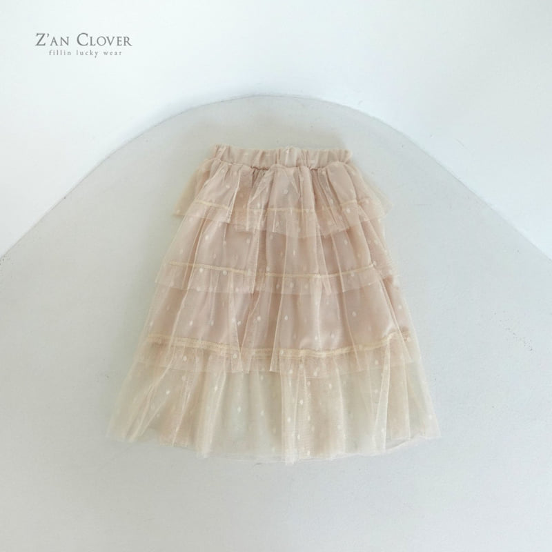 Zan Clover - Korean Children Fashion - #kidzfashiontrend - Sha Cancan Skirt - 5