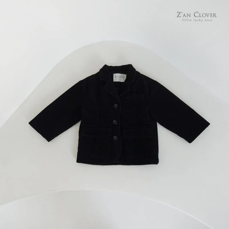 Zan Clover - Korean Children Fashion - #kidzfashiontrend - Corduroy Jacket - 5