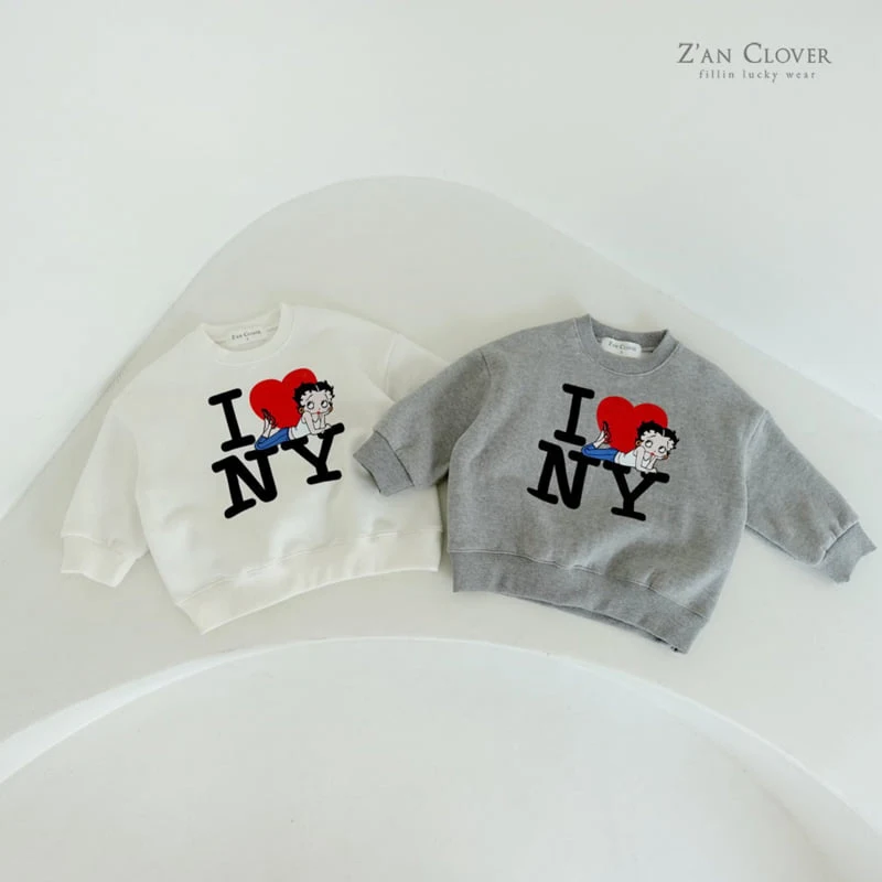 Zan Clover - Korean Children Fashion - #Kfashion4kids - LUV Sweatshirt - 4