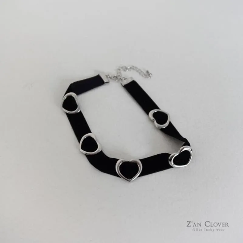 Zan Clover - Korean Children Fashion - #Kfashion4kids - Heart Choker - 4