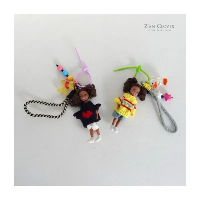 Zan Clover - Korean Children Fashion - #littlefashionista - Doll Key Ring