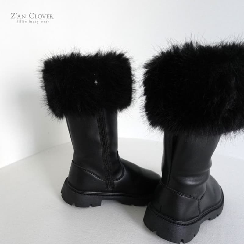 Zan Clover - Korean Children Fashion - #littlefashionista - Fleece Boots - 11