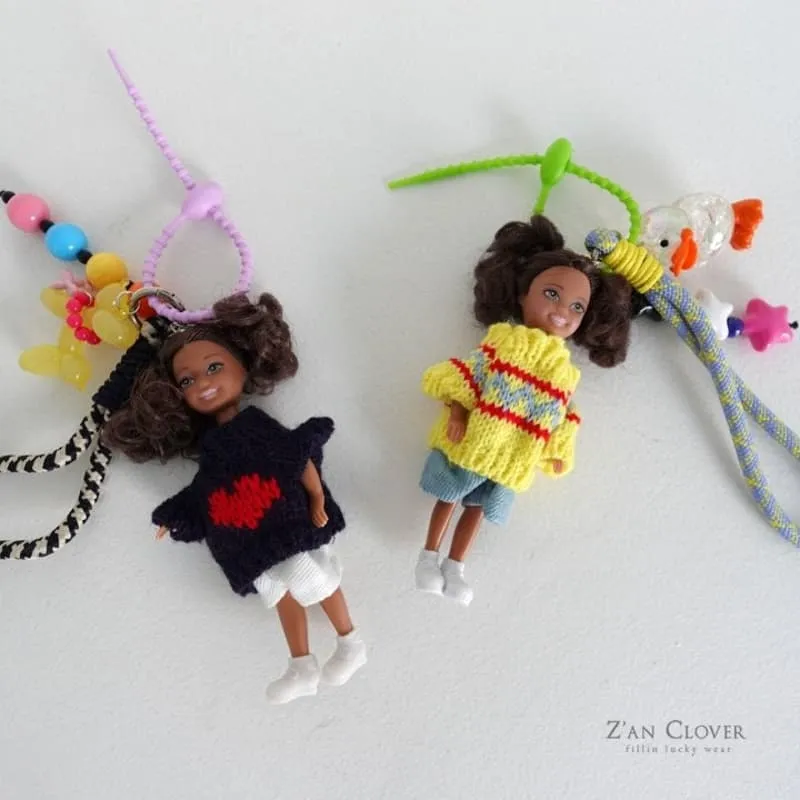 Zan Clover - Korean Children Fashion - #magicofchildhood - Doll Key Ring - 2