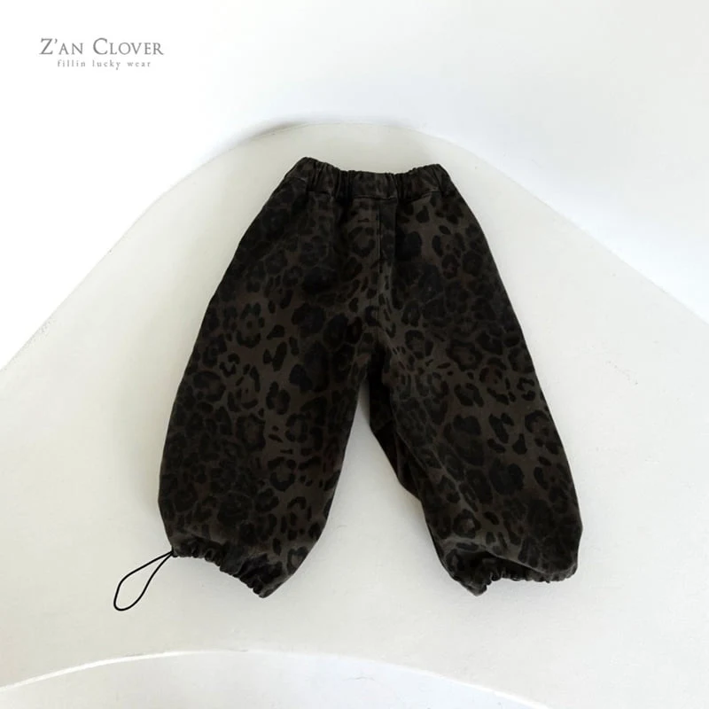 Zan Clover - Korean Children Fashion - #minifashionista - Balloon Leopard Pants - 8