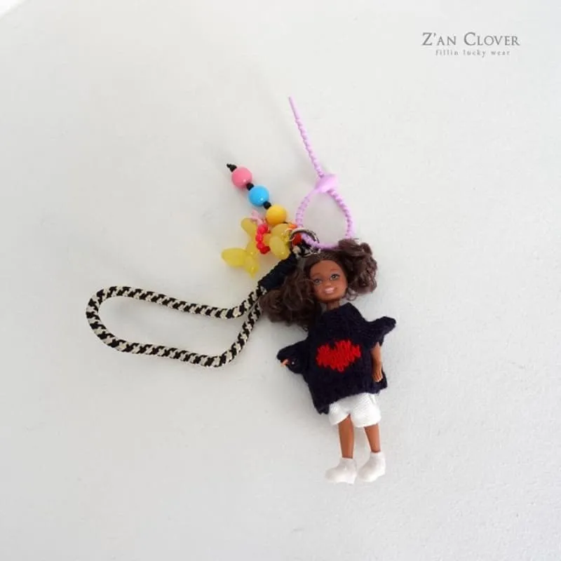 Zan Clover - Korean Children Fashion - #minifashionista - Doll Key Ring - 3