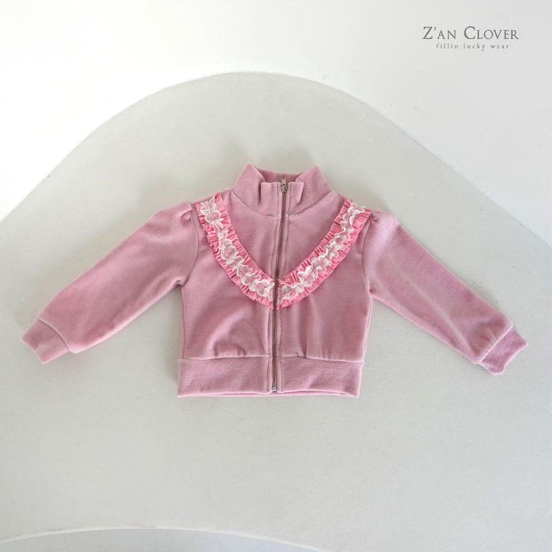 Zan Clover - Korean Children Fashion - #prettylittlegirls - Lace Beloa Zip-up - 11