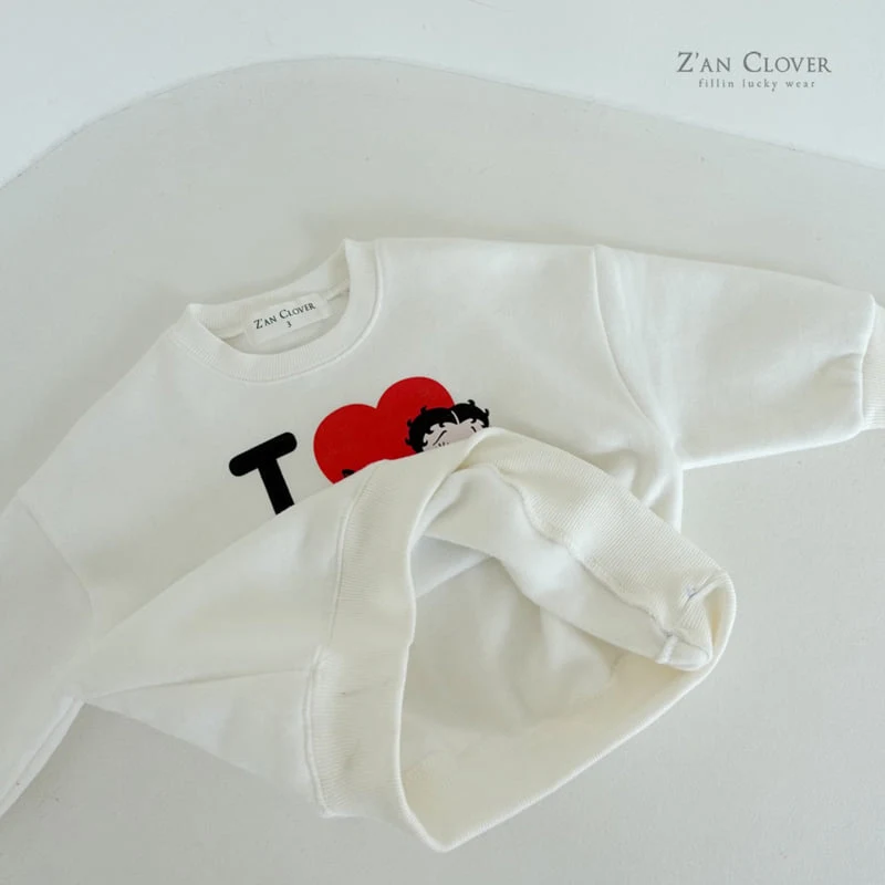 Zan Clover - Korean Children Fashion - #prettylittlegirls - LUV Sweatshirt - 7