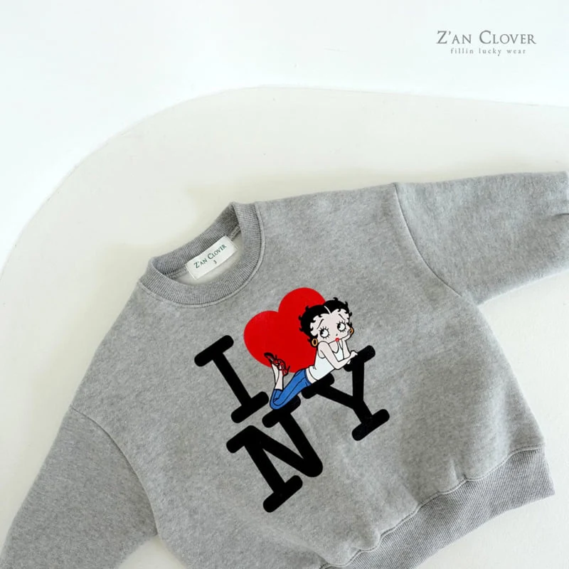 Zan Clover - Korean Children Fashion - #stylishchildhood - LUV Sweatshirt - 10