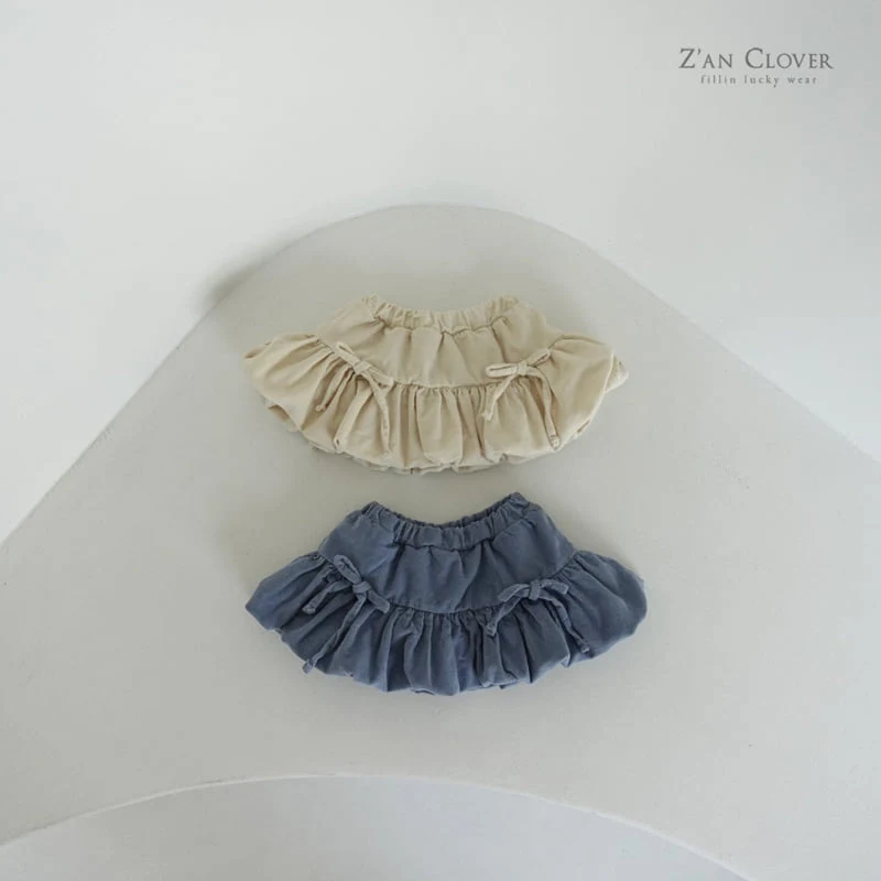 Zan Clover - Korean Children Fashion - #toddlerclothing - Ribbon Balloon Skirt - 4