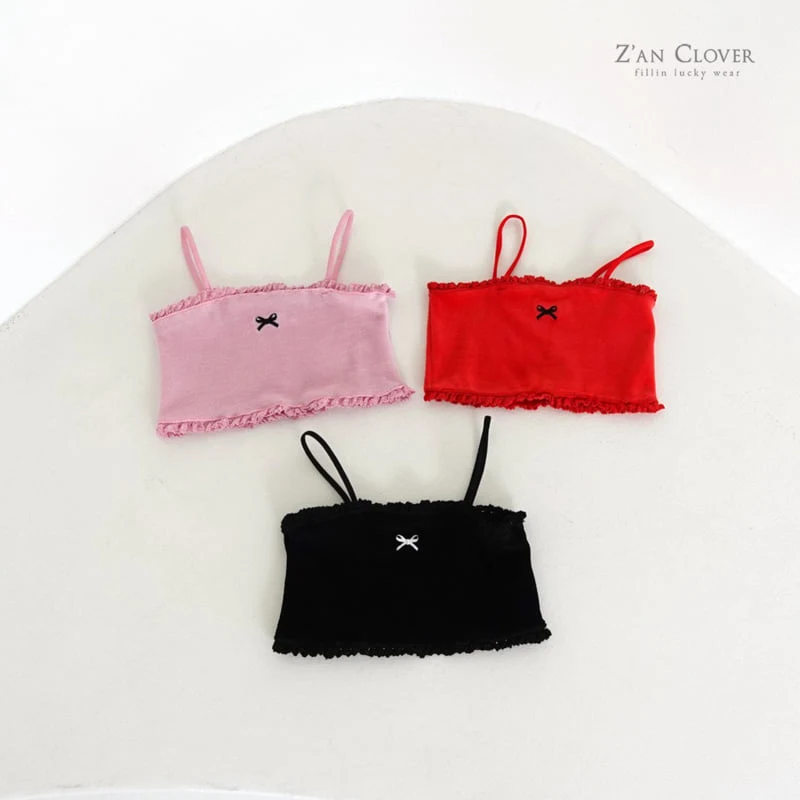 Zan Clover - Korean Children Fashion - #prettylittlegirls - Ribbon Beloa Top - 4