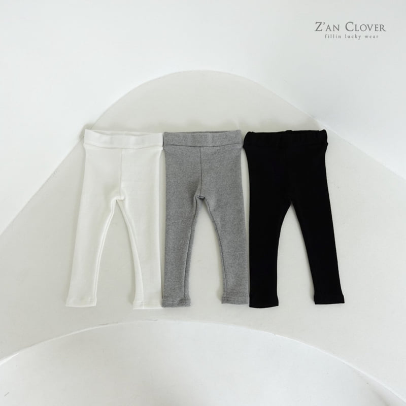 Zan Clover - Korean Children Fashion - #todddlerfashion - Basic Leggings - 4