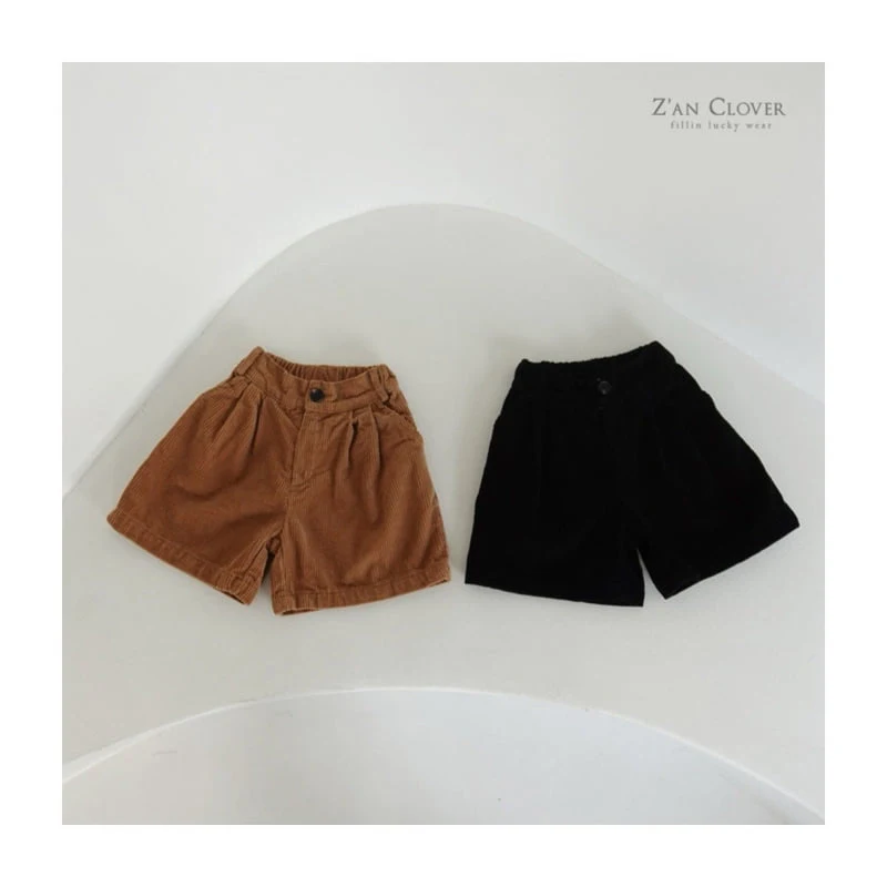 Zan Clover - Korean Children Fashion - #toddlerclothing - Corduroy Pants