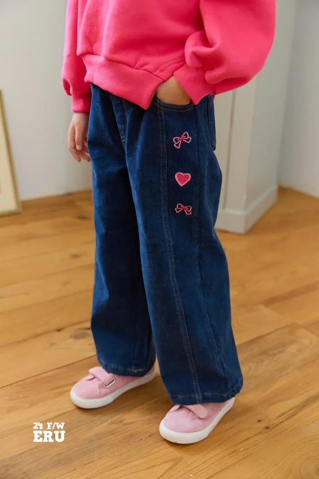 e.ru - Korean Children Fashion - #Kfashion4kids - Honey Denim Wide Pants