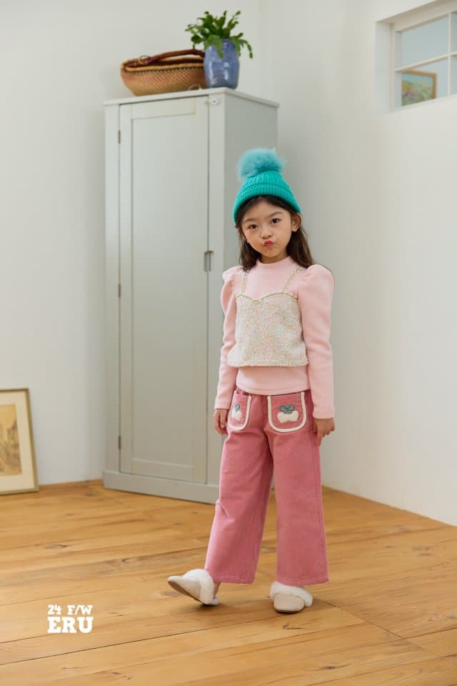 e.ru - Korean Children Fashion - #Kfashion4kids - Tweed Vest Tee - 7