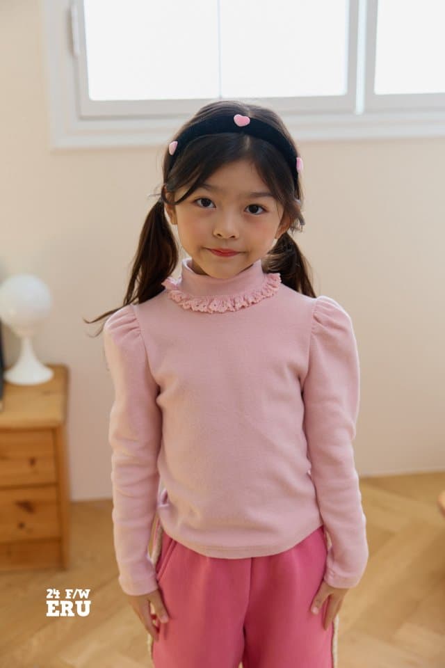 e.ru - Korean Children Fashion - #Kfashion4kids - Lace Turtleneck Tee - 6