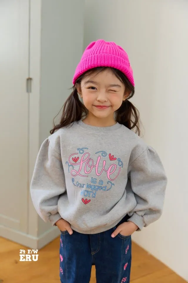 e.ru - Korean Children Fashion - #Kfashion4kids - Love Sweatshirts - 2