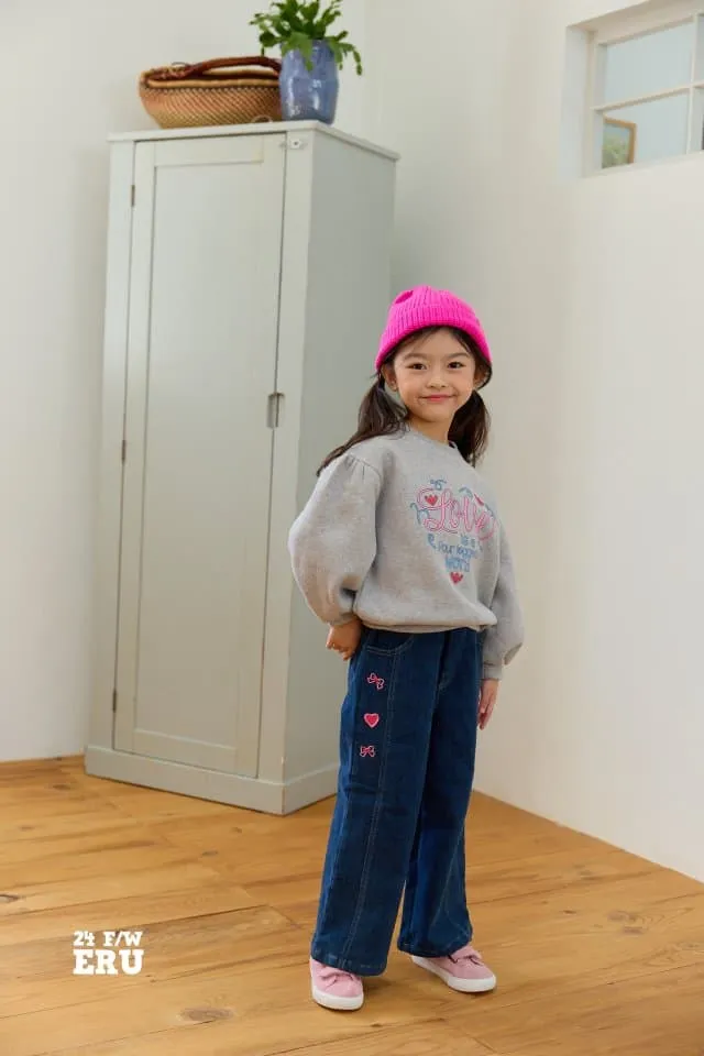 e.ru - Korean Children Fashion - #childofig - Honey Denim Wide Pants - 9