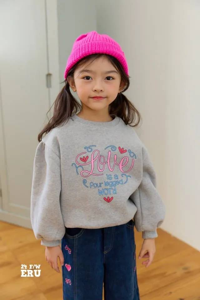 e.ru - Korean Children Fashion - #childofig - Love Sweatshirts - 8