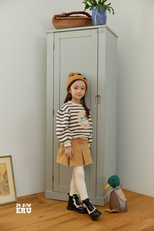 e.ru - Korean Children Fashion - #childofig - Duck Stripe Sweatshirts - 4