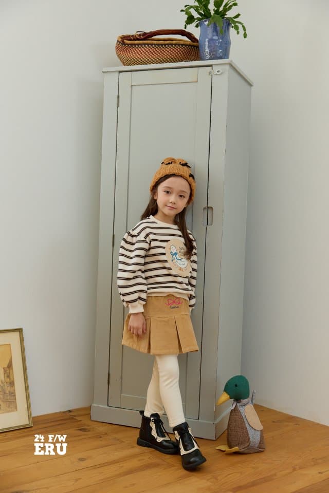 e.ru - Korean Children Fashion - #childrensboutique - Duck Stripe Sweatshirts - 5