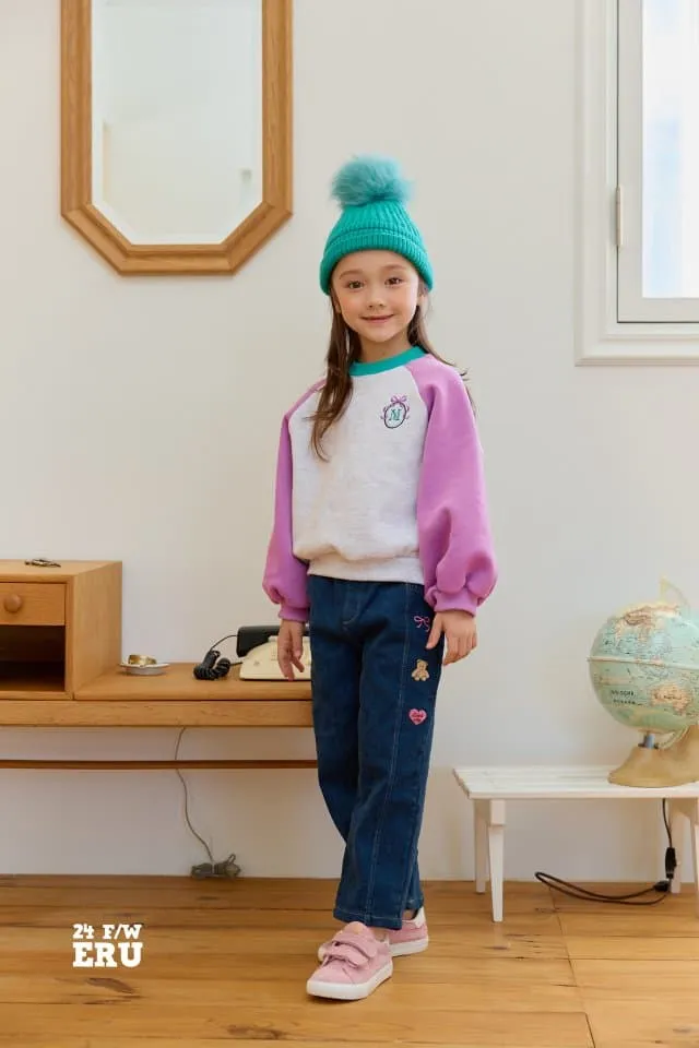 e.ru - Korean Children Fashion - #discoveringself - Bear Denim Pants - 9