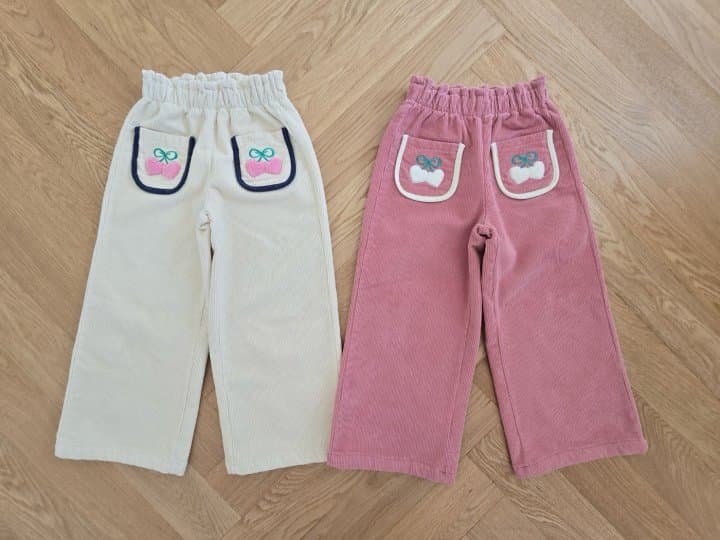 e.ru - Korean Children Fashion - #fashionkids - Heart Wide Pants - 12