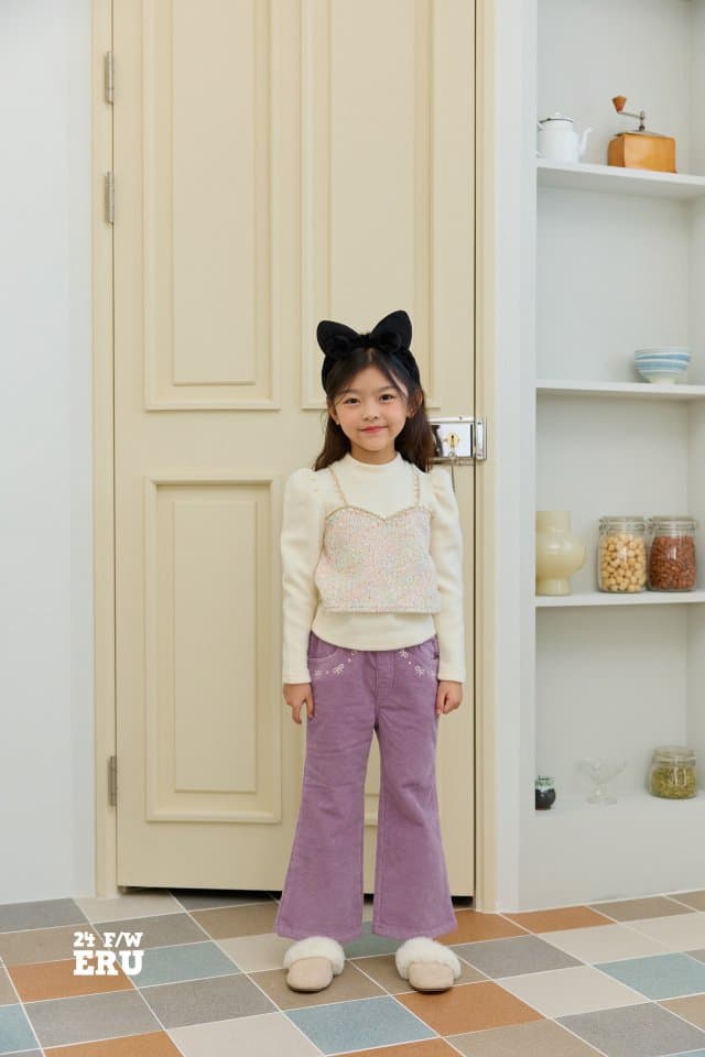 e.ru - Korean Children Fashion - #fashionkids - Tweed Vest Tee - 3