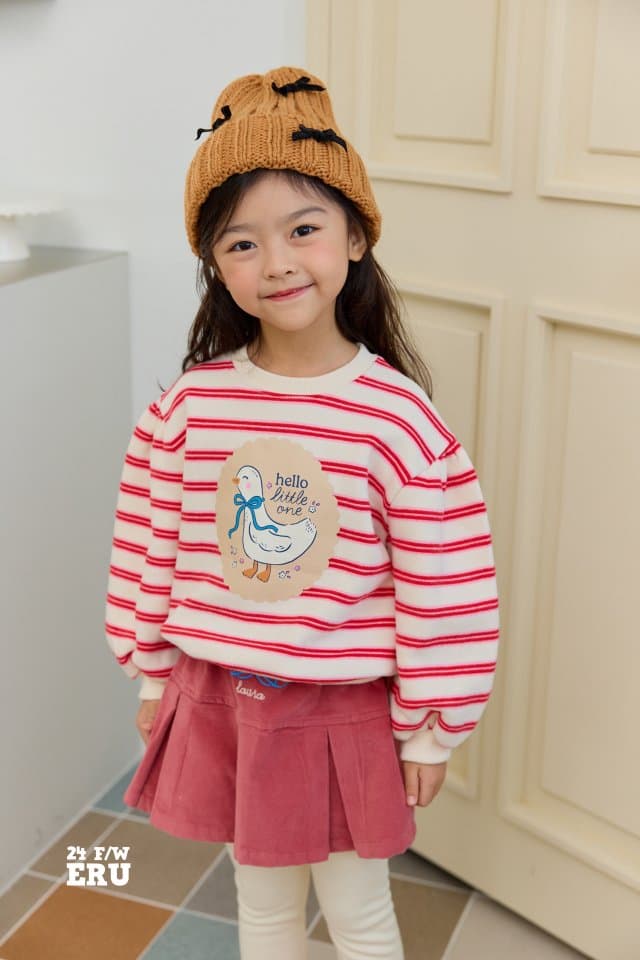 e.ru - Korean Children Fashion - #fashionkids - Duck Stripe Sweatshirts - 8