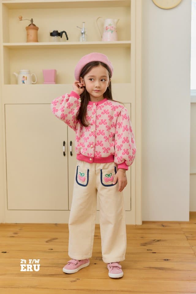 e.ru - Korean Children Fashion - #kidsshorts - Ribbon Cardigan - 7