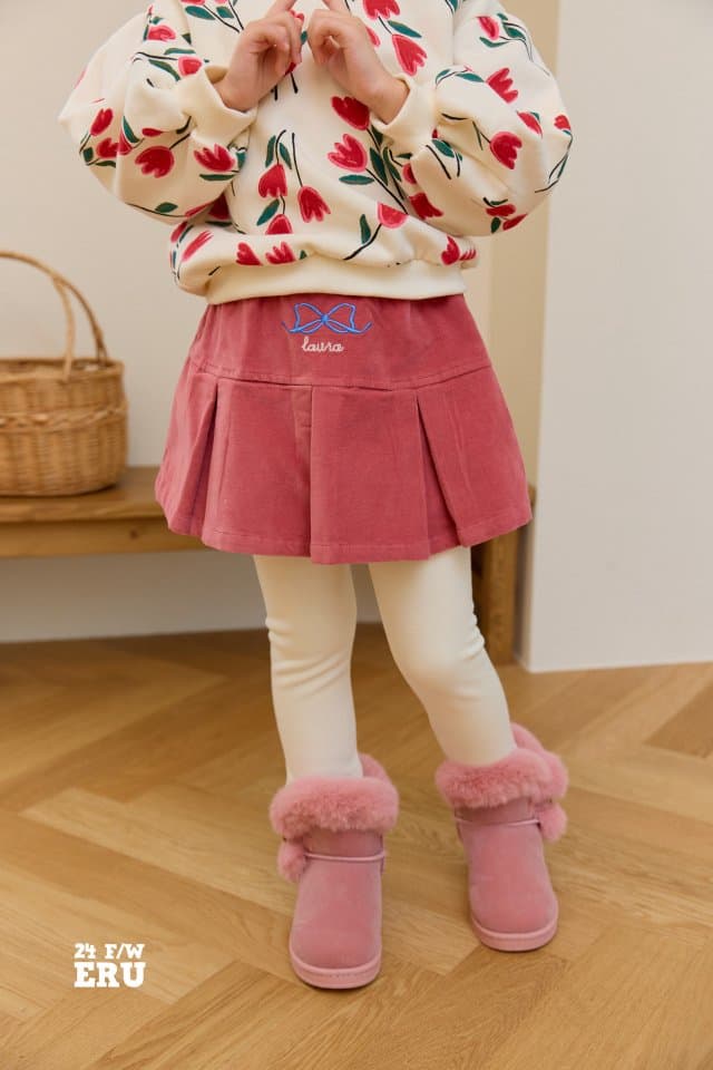 e.ru - Korean Children Fashion - #kidsshorts - Ribbon Skirt Leggings - 3