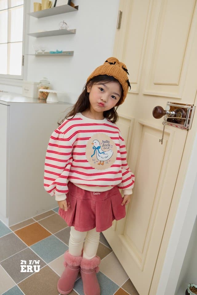 e.ru - Korean Children Fashion - #kidsstore - Duck Stripe Sweatshirts - 10