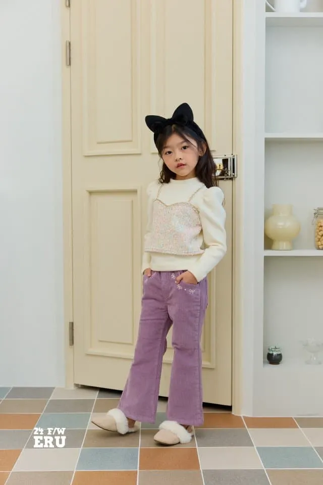 e.ru - Korean Children Fashion - #littlefashionista - Ribbon Pants - 3