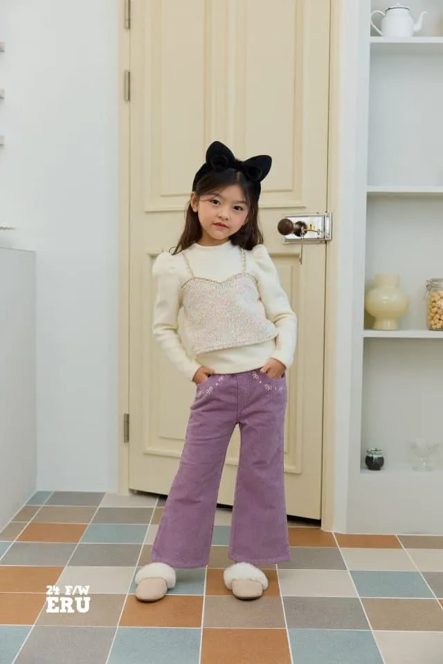 e.ru - Korean Children Fashion - #littlefashionista - Ribbon Pants - 4