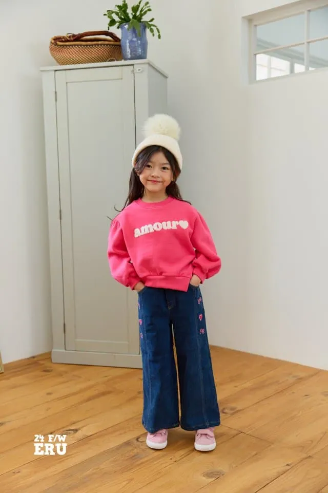 e.ru - Korean Children Fashion - #magicofchildhood - Honey Denim Wide Pants - 4