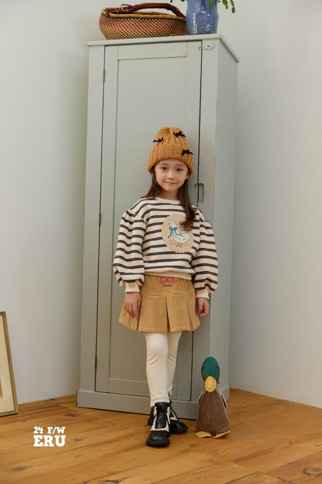 e.ru - Korean Children Fashion - #minifashionista - Duck Stripe Sweatshirts