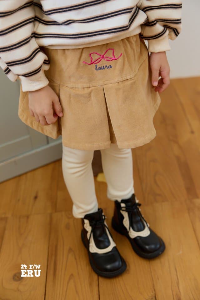 e.ru - Korean Children Fashion - #minifashionista - Ribbon Skirt Leggings - 9