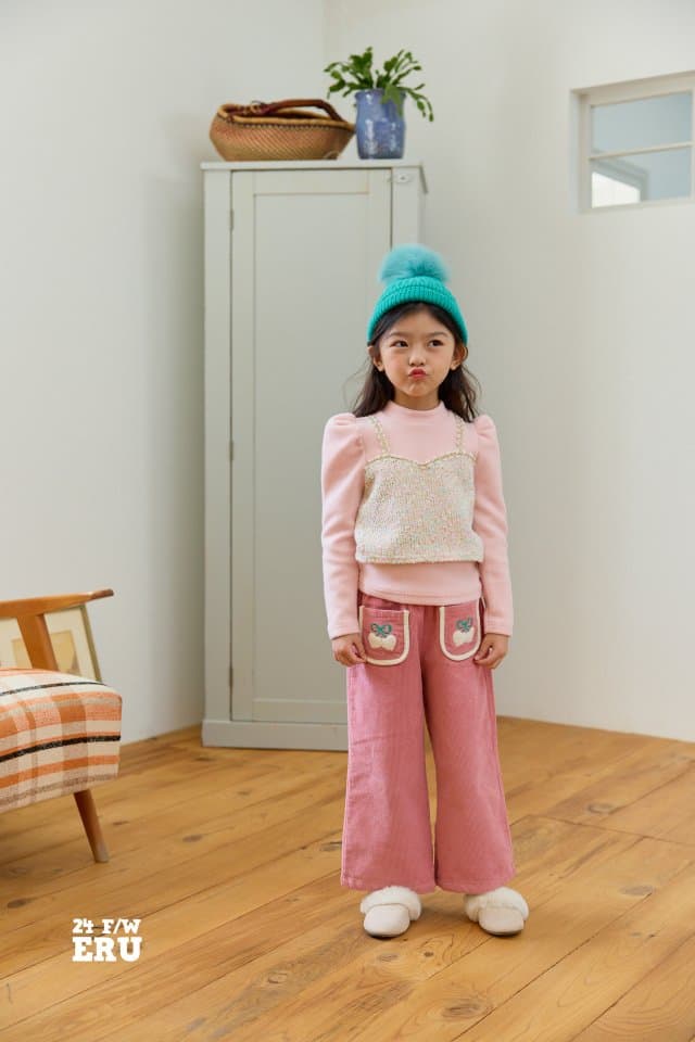 e.ru - Korean Children Fashion - #prettylittlegirls - Tweed Vest Tee - 11