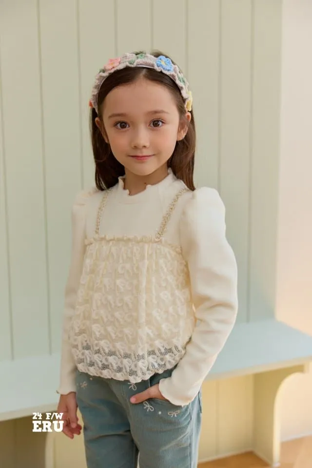 e.ru - Korean Children Fashion - #prettylittlegirls - Lace Tee - 9