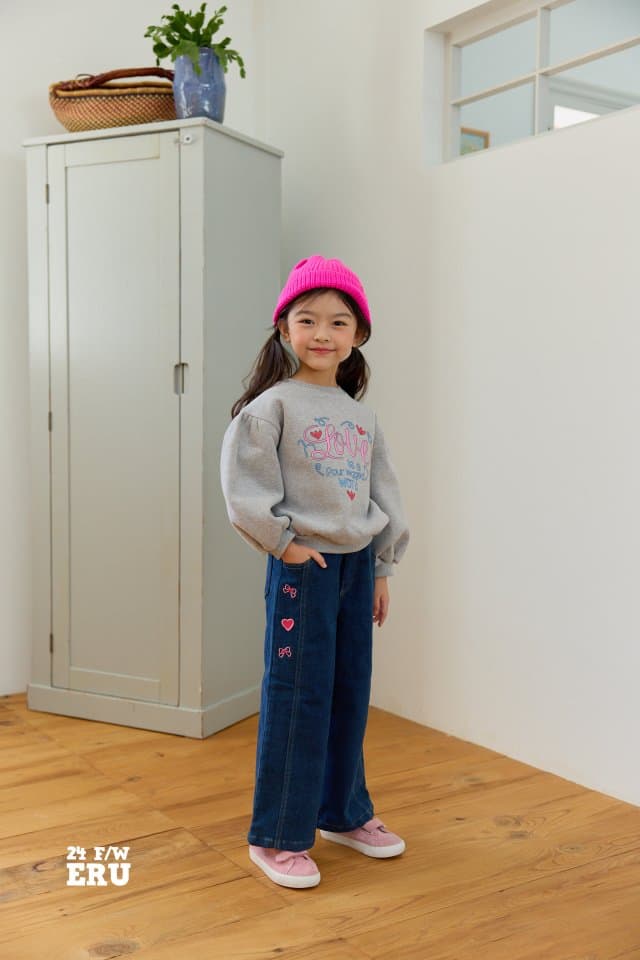 e.ru - Korean Children Fashion - #stylishchildhood - Honey Denim Wide Pants - 8