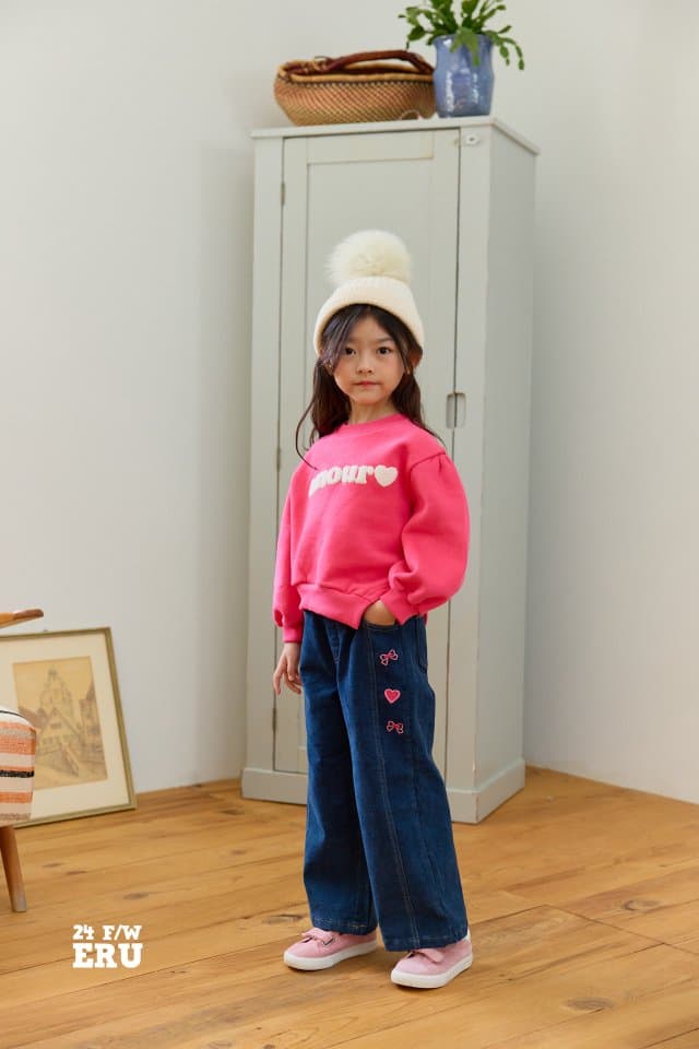 e.ru - Korean Children Fashion - #todddlerfashion - Honey Denim Wide Pants - 6