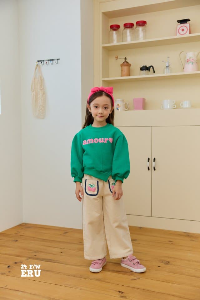 e.ru - Korean Children Fashion - #toddlerclothing - Heart Wide Pants - 6