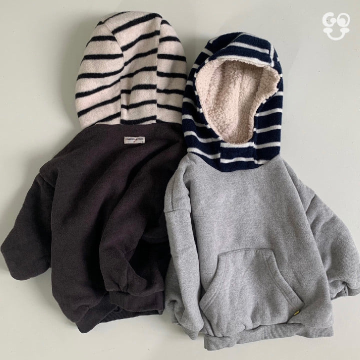 go;u - Korean Children Fashion - #childofig - Mixed Hood Top (with Mom)