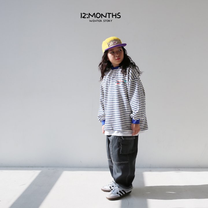 12 Month - Korean Children Fashion - #discoveringself - Oil Pocket Denim Pants