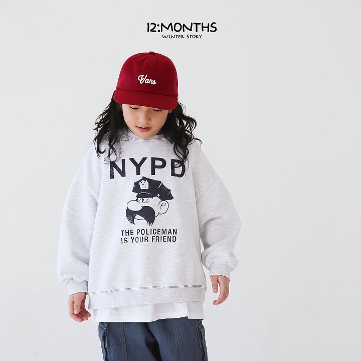 12 Month - Korean Children Fashion - #kidzfashiontrend - Police Sweatshirts with Mom