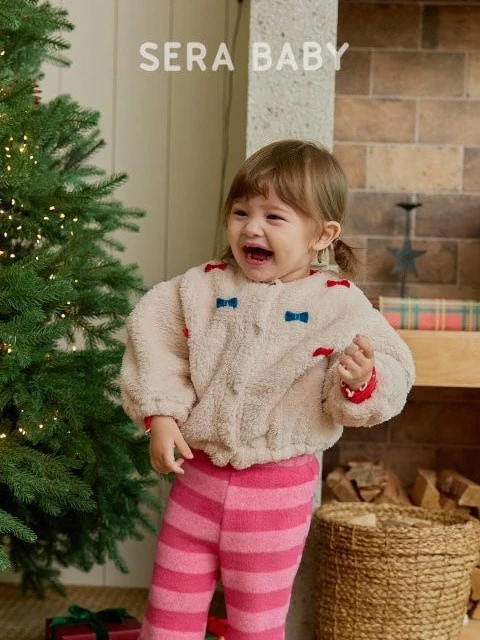 Bebe Winter Mini Ribbon Cardigan