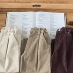 Routine Wrinkled Corduroy Pants