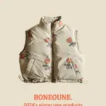 Cree Flower Down Padding Vest