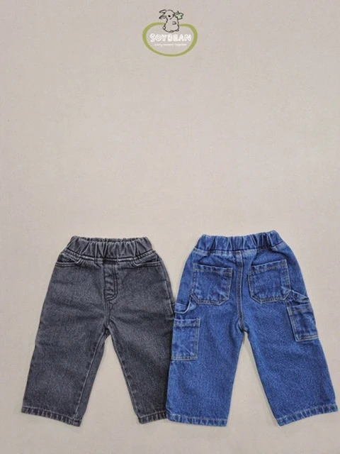 Fleece Work Denim Pants