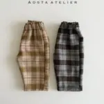 Wool Check Pants